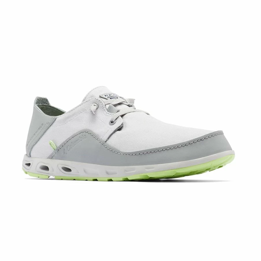 Clearance * Men'S Bahama Vent Relaxed Pfg Grey Ice/Jade Lime Columbia Cheaper