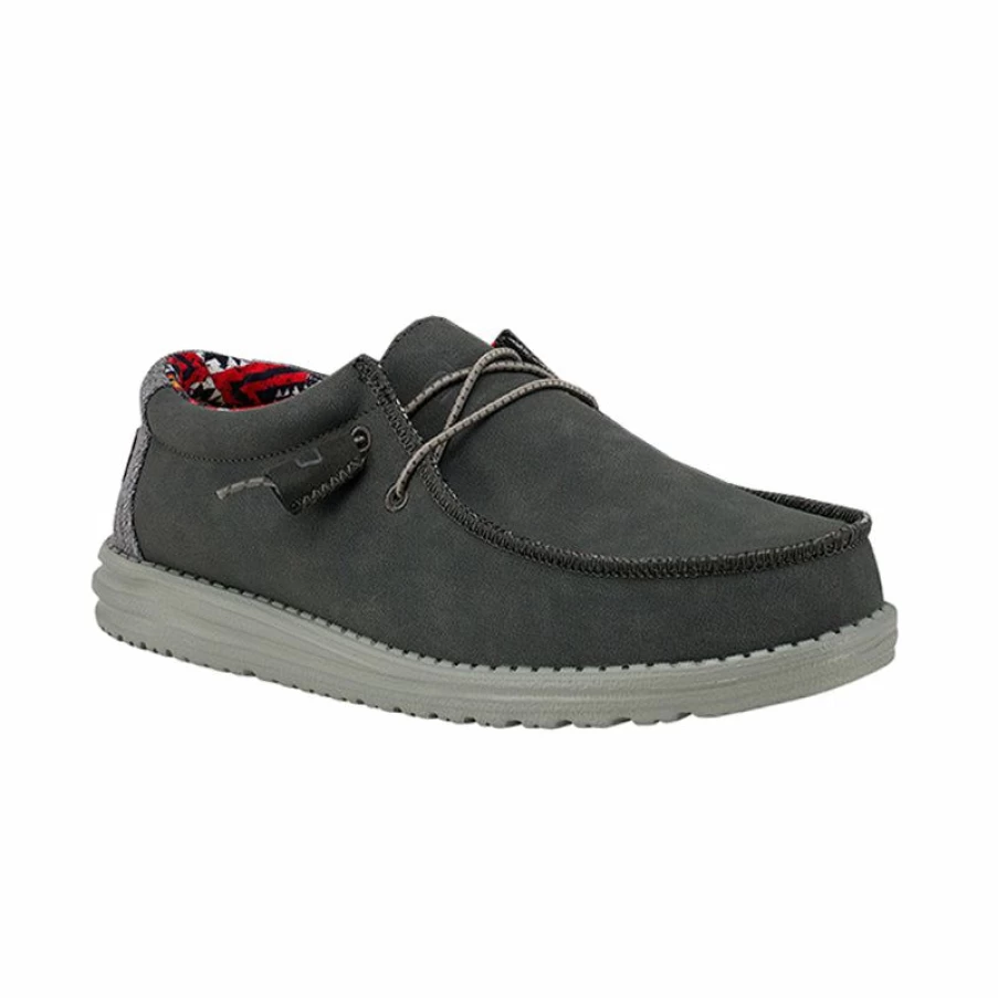 New * Men'S Wally Recycled Leather Quarry Heydude Top Sellers